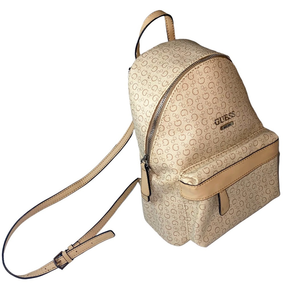 Guess Beige Small Backpack - Picture 4 of 9